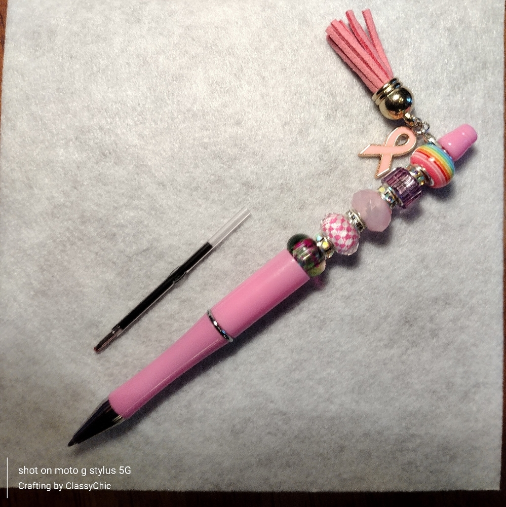 Breast cancer awareness ink pen